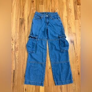 Wild Fable Mid-Rise Cargo Jeans